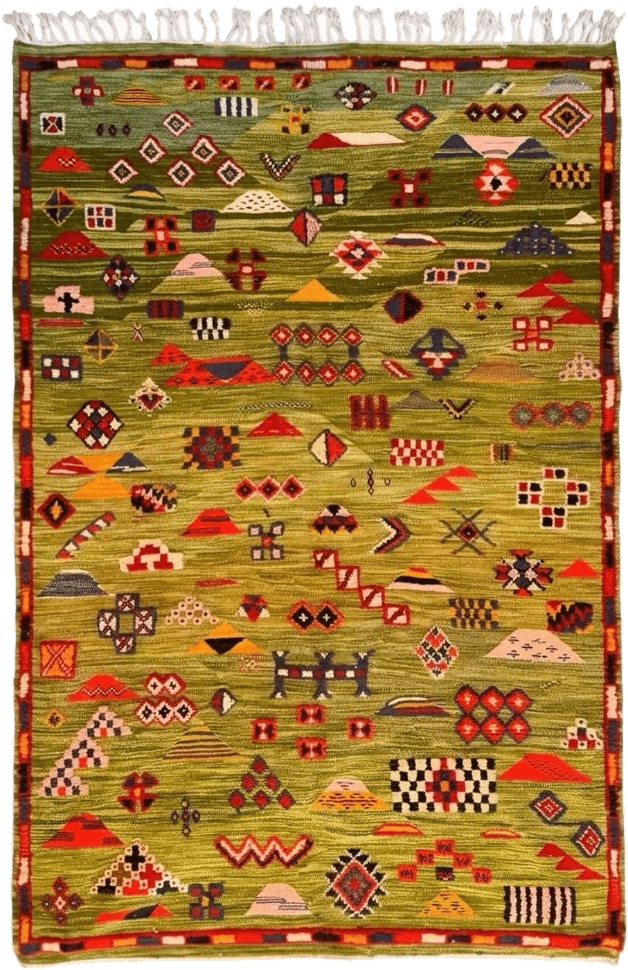 Meadow of Tribes, laid flat