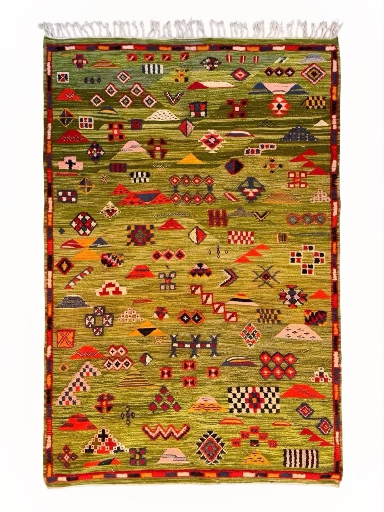 Meadow of Tribes, laid flat